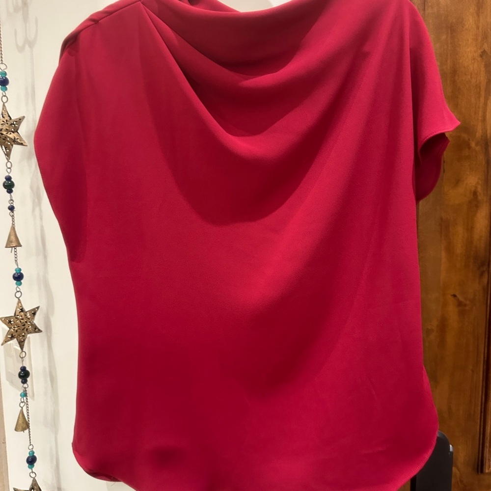 Trina Turk Vibrant Red Blouse - Picture 7 of 7